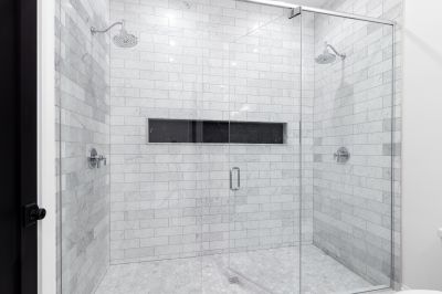 Shower Niche with Natural Stone